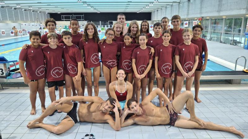 Atleti della seconda e terza squadra Turrita Nuoto