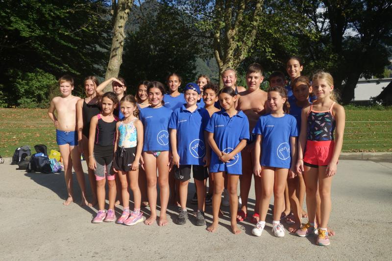 Atleti della quarta e quinta squadra Turrita Nuoto